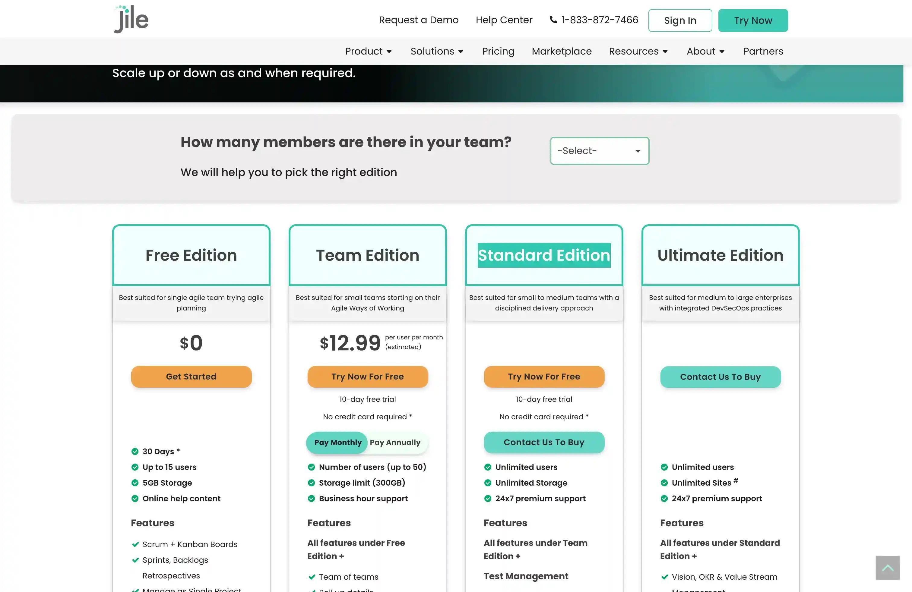 Jile software pricing