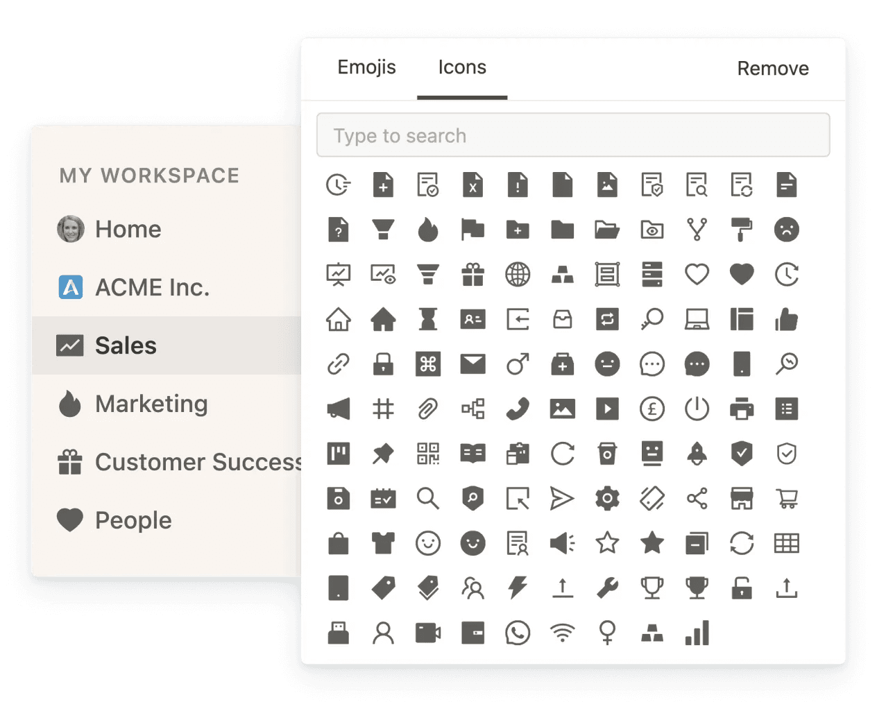 icon picker