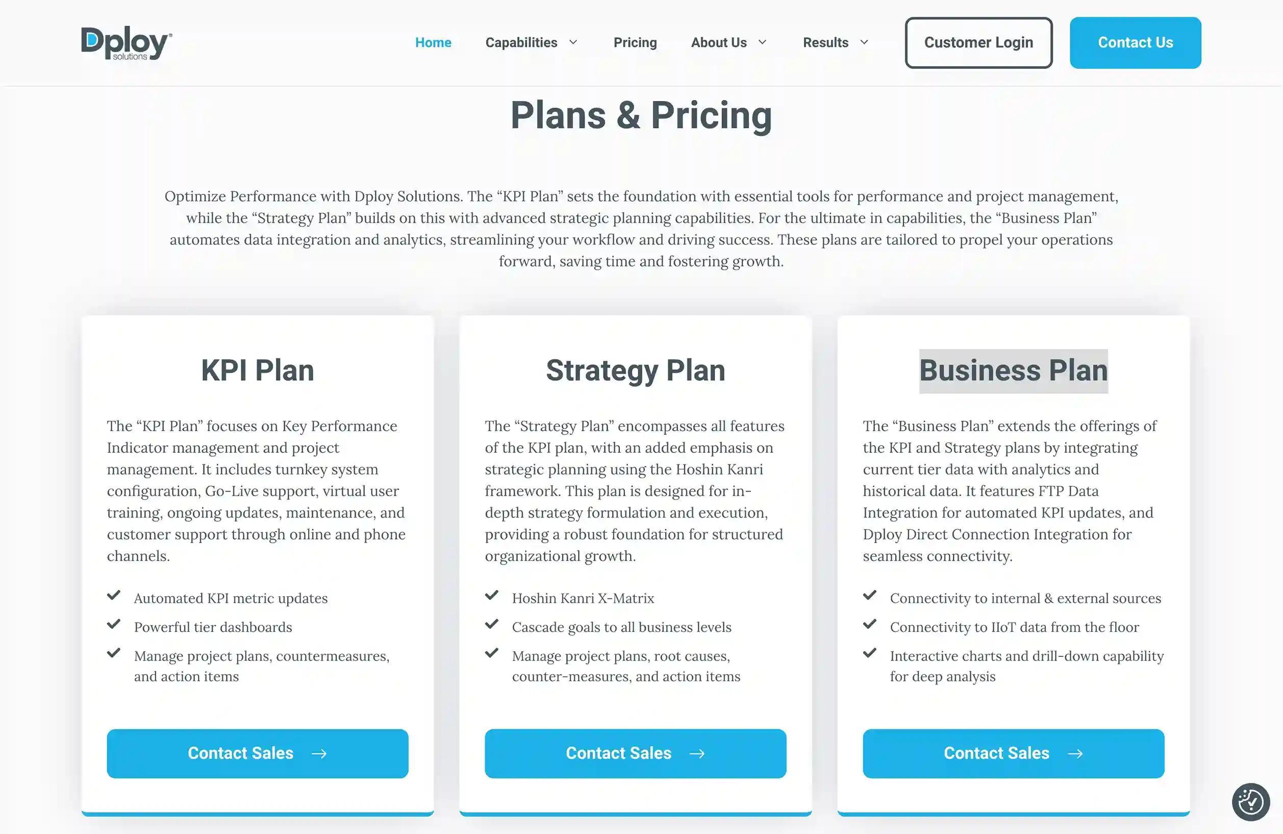 Dploy Solutions software pricing