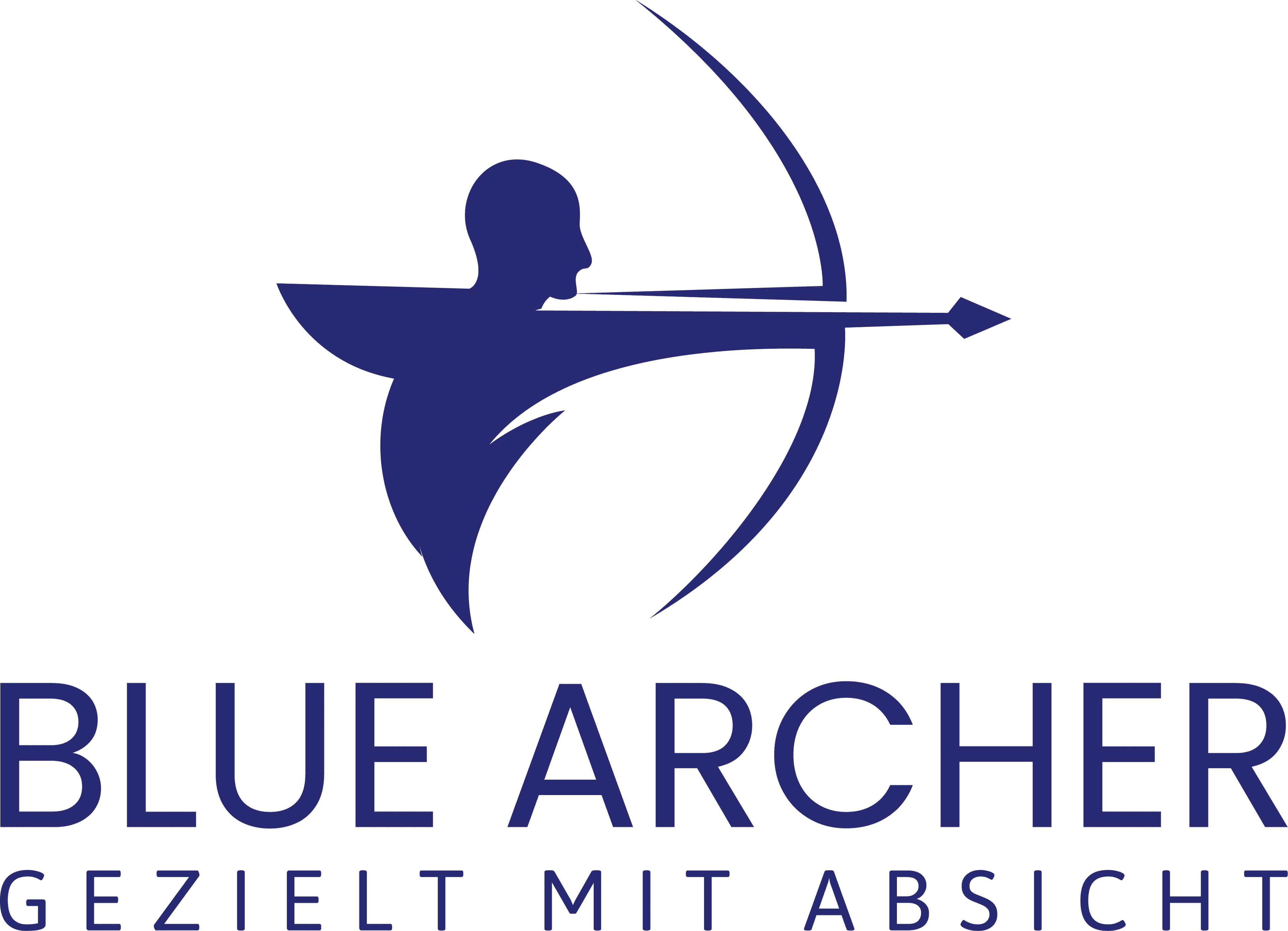 Blue archer Logo