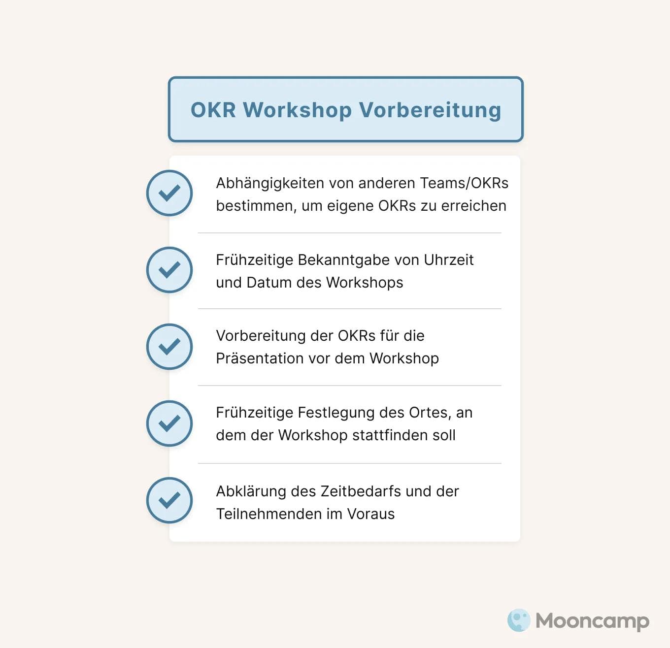 OKR Workshop Vorbereitung