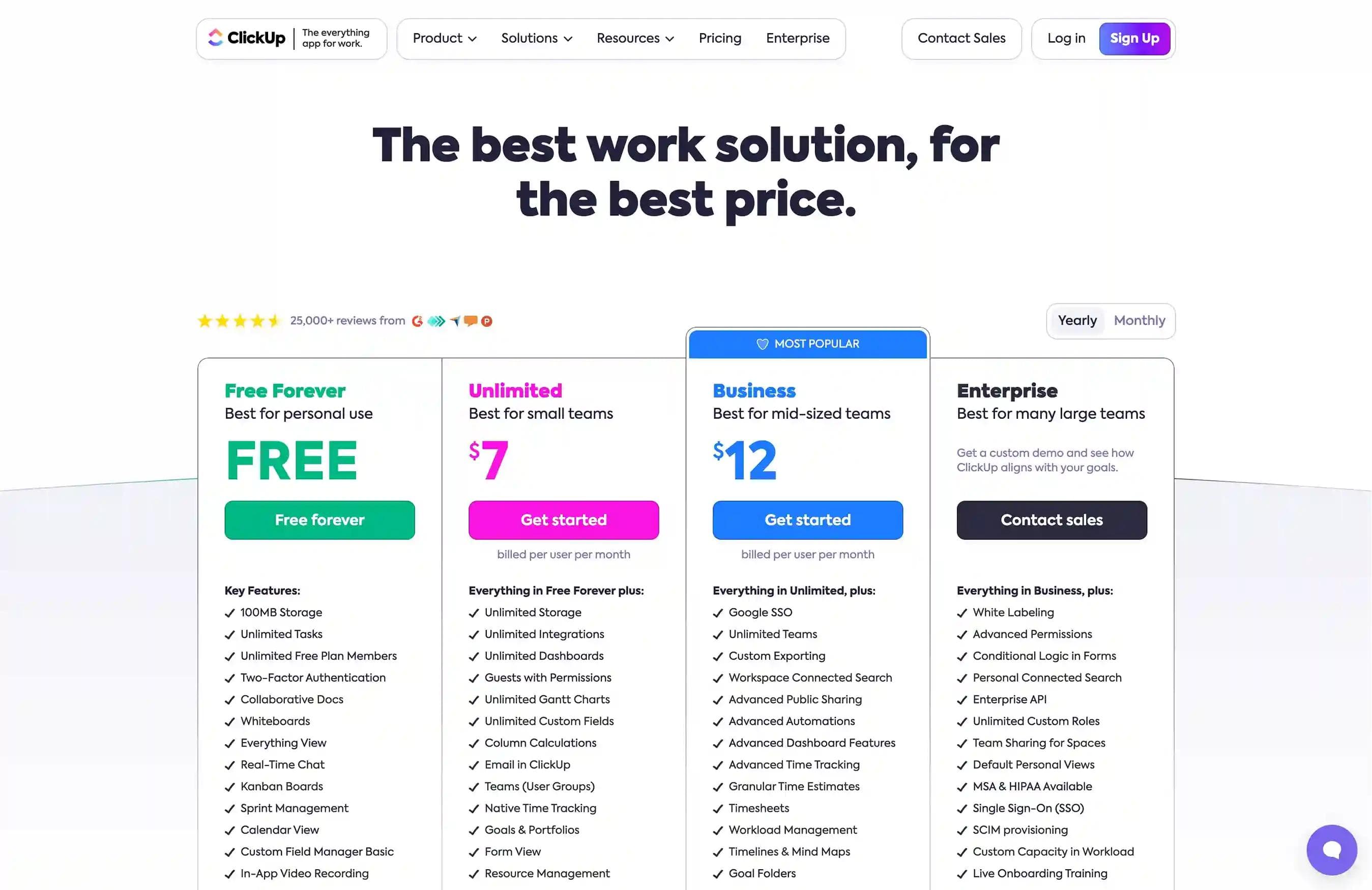 ClickUp software preise