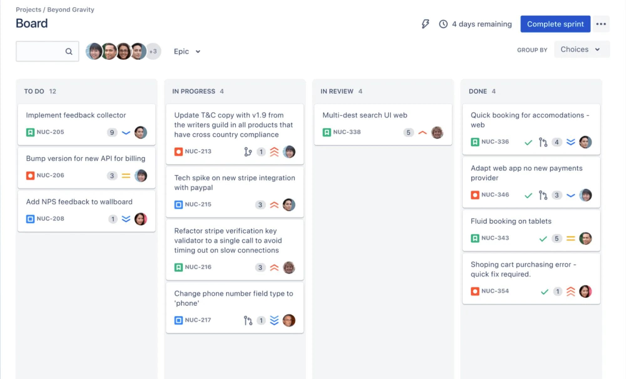 Jira Kanban Board