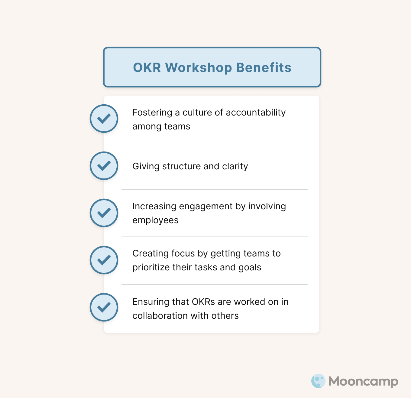 OKR Workshop benefits